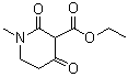 1-甲基-2,4-二氧代-3-哌啶羧酸乙酯分子结构 (CAS 93758-44-2)