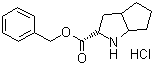 (S,S,S)-2-Azabicyclo[3,3,0]-octane-carboxylic acid benzylester hydrochloride molecular structure (CAS 93779-31-8)