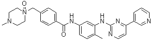 4-[(4-Methyl-1-oxido-1-piperazinyl)methyl]-N-[4-methyl-3-[[4-(3-pyridinyl)-2-pyrimidinyl]amino]phenyl]benzamide molecular structure (CAS 938082-57-6)