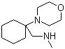 N-Methyl-1-(1-morpholin-4-ylcyclohexyl)methanamine molecular structure (CAS 938458-83-4)