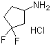 3,3-Difluorocyclopentanamine hydrochloride molecular structure (CAS 939398-48-8)