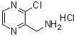 3-Chloro-2-pyrazinemethanamine hydrochloride molecular structure (CAS 939412-86-9)