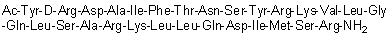 N-Acetyl-2-D-arginine-29-L-argininamide-1-29-somatoliberin (human pancreatic islet) molecular structure (CAS 93942-91-7)