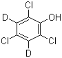 2,4,6-Trichlorophenol-3,5-D2 molecular structure (CAS 93951-80-5)