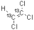 结构式 CAS# 93952-00-2, 1,1,2-三氯乙烯-<sup>13</sup>C<sub>2</sub>