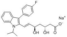 Fluvastatin EP Impurity A Sodium Salt molecular structure (CAS 93957-58-5)