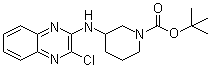 3-[(3-Chloro-2-quinoxalinyl)amino]-1-piperidinecarboxylic acid tert-butyl ester molecular structure (CAS 939986-04-6)