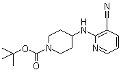 4-[(3-Cyano-2-pyridinyl)amino]-1-piperidinecarboxylic acid tert-butyl ester molecular structure (CAS 939986-19-3)