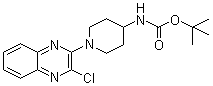 N-[1-(3-Chloro-2-quinoxalinyl)-4-piperidinyl]carbamic acid tert-butyl ester molecular structure (CAS 939986-90-0)