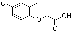 2-甲基-4-氯苯氧乙酸分子结构 (CAS 94-74-6)