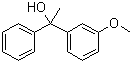 3-Methoxy-alpha-methyl-alpha-phenylbenzenemethanol molecular structure (CAS 94001-64-6)