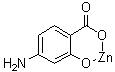 4-Amino-2-hydroxybenzoic acid zinc complex molecular structure (CAS 94022-09-0)