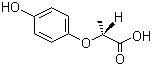 (R)-(+)-2-(4-Hydroxyphenoxy)propionic acid molecular structure (CAS 94050-90-5)