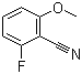 structure of CAS# 94088-46-7, 2-Fluoro-6-methoxybenzonitrile