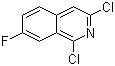 1,3-Dichloro-7-fluoroisoquinoline molecular structure (CAS 941294-25-3)