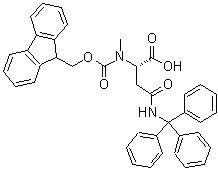 N2-[(9H-Fluoren-9-ylmethoxy)carbonyl]-N2-methyl-N-(triphenylmethyl)-L-asparagine molecular structure (CAS 941296-80-6)