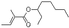 (E)-2-Methyl-2-butenoic acid 1-ethylhexyl ester molecular structure (CAS 94133-92-3)