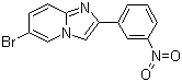 6-Bromo-2-(3-nitrophenyl)imidazo[1,2-a]pyridine molecular structure (CAS 941487-89-4)