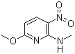 structure of CAS# 94166-58-2, 2-Methylamino-3-nitro-6-methoxypyridine;6-Methoxy-2-(methylamino)-3-nitropyridine