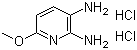 6-甲氧基-2,3-二氨基吡啶二盐酸盐分子结构 (CAS 94166-62-8)