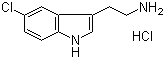 2-(5-Chloro-1H-indol-3-yl)ethanamine hydrochloride molecular structure (CAS 942-26-7)