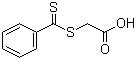 2-(Benzothioylthio)acetic acid molecular structure (CAS 942-91-6)