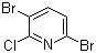2-Chloro-3,6-dibromopyridine molecular structure (CAS 942206-18-0)