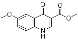 1,4-Dihydro-6-methoxy-4-oxo-3-quinolinecarboxylic acid methyl ester molecular structure (CAS 942227-34-1)