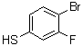 4-Bromo-3-fluorobenzenethiol molecular structure (CAS 942473-86-1)