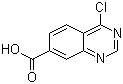 4-氯喹唑啉-7-羧酸分子结构 (CAS 942507-89-3)