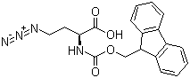 (S)-2-(((9H-Fluoren-9-yl)methoxy)carbonylamino)-4-azidobutanoic acid molecular structure (CAS 942518-20-9)