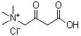 3-Carboxy-N,N,N-trimethyl-2-oxo-1-propanaminium chloride molecular structure (CAS 94291-69-7)