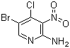 structure of CAS# 942947-95-7, 2-Amino-5-bromo-4-chloro-3-nitropyridine;5-Bromo-4-chloro-3-nitro-2-pyridinamine