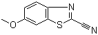 2-氰基-6-甲氧基苯并噻唑分子结构 (CAS 943-03-3)