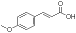 4-甲氧基肉桂酸分子结构 (CAS 943-89-5)