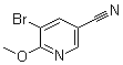 5-Bromo-6-methoxy-3-pyridinecarbonitrile molecular structure (CAS 943153-51-3)