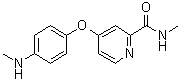 structure of CAS# 943314-89-4, N-Methyl-4-[4-(methylamino)phenoxy]-2-pyridinecarboxamide