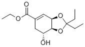 3,4-O-(Diethylmethylidene) Shikimic Acid Ethyl Ester molecular structure (CAS 943515-58-0)