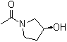 (S)-1-Acetyl-3-pyrrolidinol molecular structure (CAS 943587-40-4)