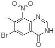 6-Bromo-7-methyl-8-nitroquinazolin-4(3H)-one molecular structure (CAS 943605-86-5)