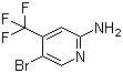 5-Bromo-4-(trifluoromethyl)pyridin-2-amine molecular structure (CAS 944401-56-3)