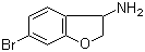 6-Bromo-2,3-dihydrobenzofuran-3-amine molecular structure (CAS 944709-63-1)
