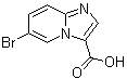 6-溴咪唑并[1,2-a]吡啶-3-羧酸分子结构 (CAS 944896-42-8)