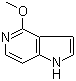 structure of CAS# 944900-76-9, 4-Methoxy-1H-pyrrolo[3,2-c]pyridine