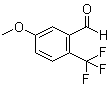 结构式 CAS# 944905-42-4, 5-甲氧基-2-(三氟甲基)苯甲醛
