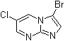 结构式 CAS# 944906-48-3, 3-溴-6-氯咪唑并[1,2-a]嘧啶