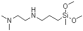 N'-[3-(二甲氧基甲基硅烷基)丙基]-N,N-二甲基-1,2-乙二胺分子结构 (CAS 94491-23-3)