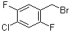 1-(Bromomethyl)-4-chloro-2,5-difluorobenzene molecular structure (CAS 945262-21-5)