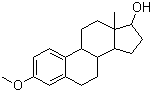 雌二醇-3-甲醚分子结构 (CAS 94535-16-7)