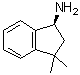 (1S)-1-氨基-3,3-二甲基茚满分子结构 (CAS 945950-45-8)